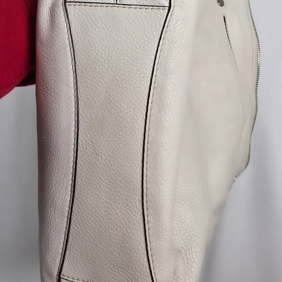 Michael, Michael Kors Megan Large Leather Tasseled Hobo Shoulder Bag - Picture 7 of 12